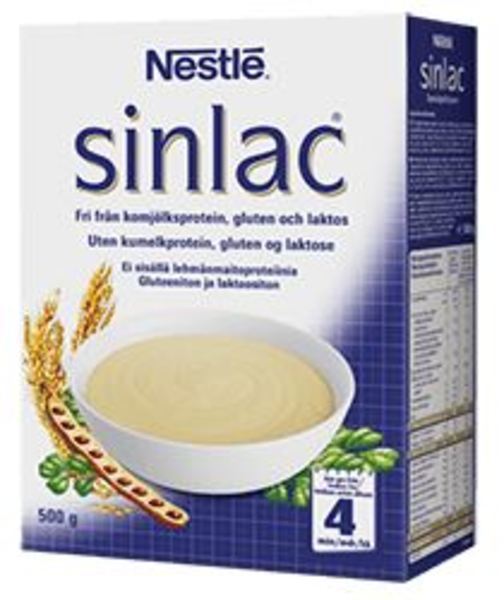 Sinlac Mjölkfri Gröt 500g Vnr 900666