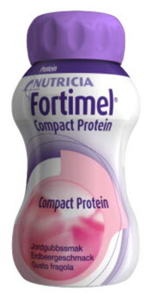 Fortimel Compact Protein Jordgubb 4x125ml Vnr 900117