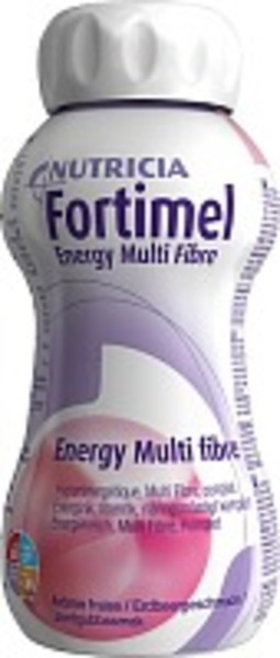 Fortimel Energy Multifibre Jordgubb 4x200ml Vnr 204442