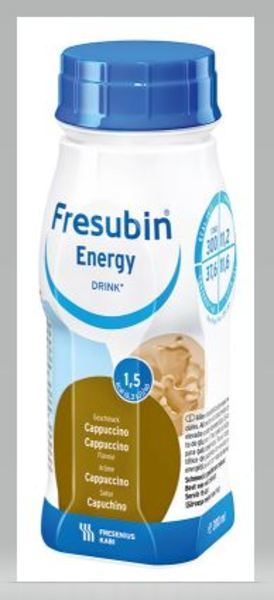 Fresubin Energy Drink Cappuccino 4x200ml Vnr 210371