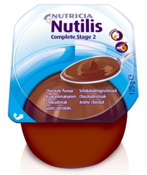 Nutilis Complete Stage 2 Choklad 4x125gram Vnr 900250