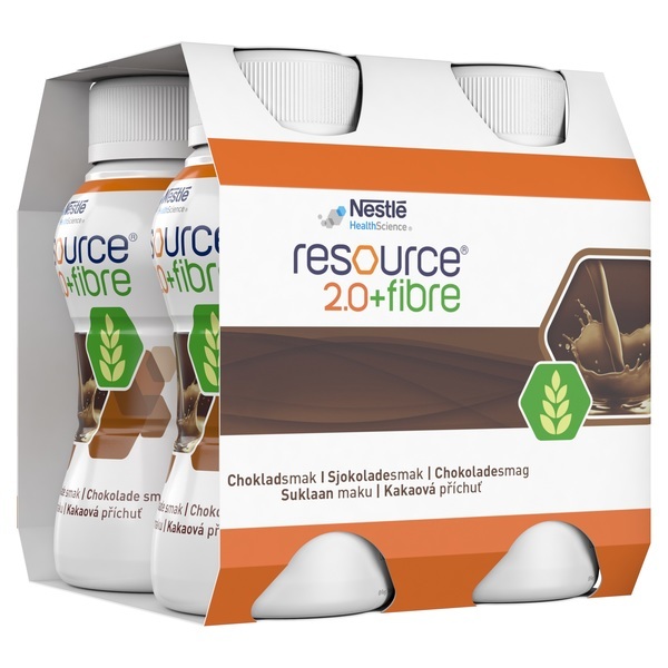 Resource 2.0+Fibre Choklad 4x200ml Vnr 900221