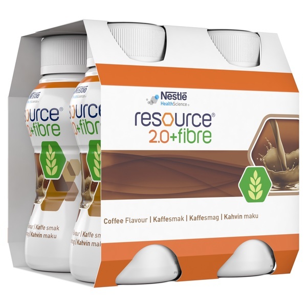 Resource 2.0+Fibre Kaffe 4x200ml Vnr 210627