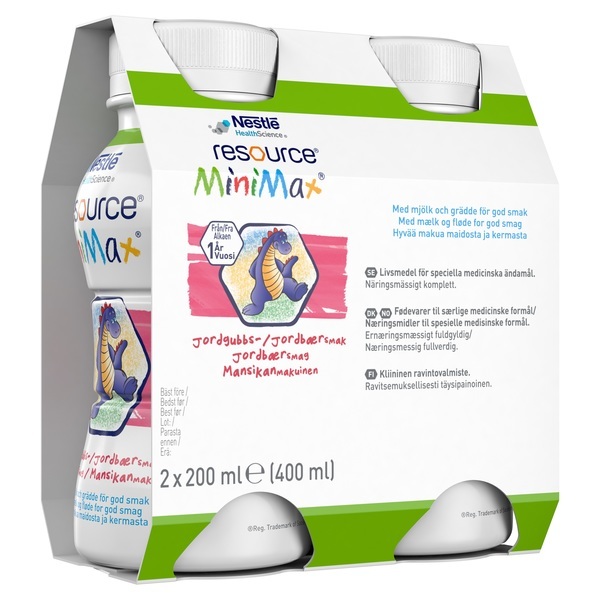Resource Minimax Jordgubb 2x200ml Vnr 900402