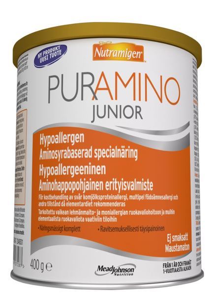 Nutramigen Puramino Junior 6x400gram Vnr 8776780