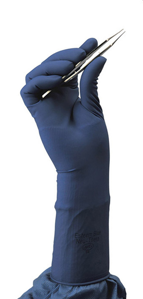 Handske Op Protexis Pi Blue 5,5 Steril Latexfri Puderfri Blå