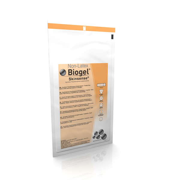 Handske op Biogel Skinsense 6,5 steril latexfri puderfri natur