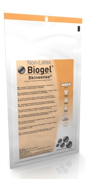 Handske op Biogel Skinsense 6,0 steril latexfri puderfri natur