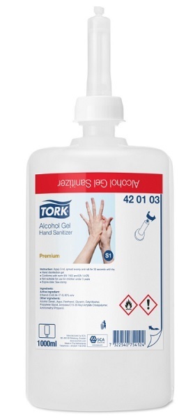 Handdesinfektion Tork Gel 85 1l S1 tork premium