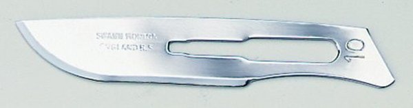 Knivblad op Swann Morton nr10 steril kolstål