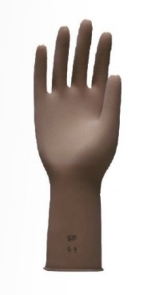 Handske op Profeel Micro 6,5 steril latex puderfri brun