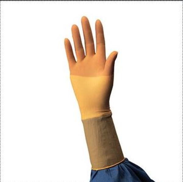 Handske op Protexis Latex Micro 8,5 steril latex puderfri brun