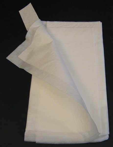 Superabsorbent Drymax 37x56cm steril vit med häftkant