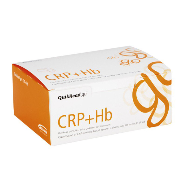 Quikread go CRP+hb 50 test/kit kapillärrör och pistonger kylvara