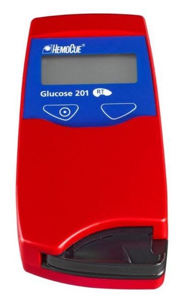 Blodsockermätare glukos 201 rt Hemocue låst utan minnesfunktion