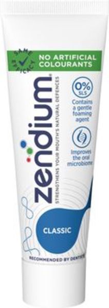 Tandkräm Zendium Classic 15ml mini med fluor och enzymer