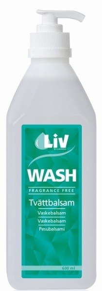 Tvättbalsam LIV 600ml pH 5 oparfymerad