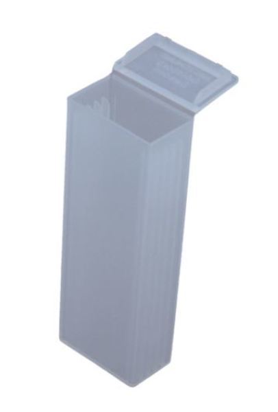 Transportask 5-fack för objektglas plast med vidhängande lock