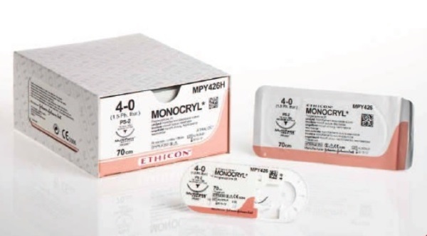 Sutur Monocryl 3-0 Ks 60mm Steril 70cm Ofärg Rak Skär