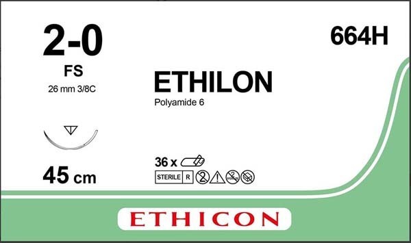 Sutur Ethilon 664H 2-0 M-2 45cm