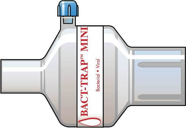 Bakteriefilter Bact-Trap Mini m Port tv 50-900ml 15M-22M/15F