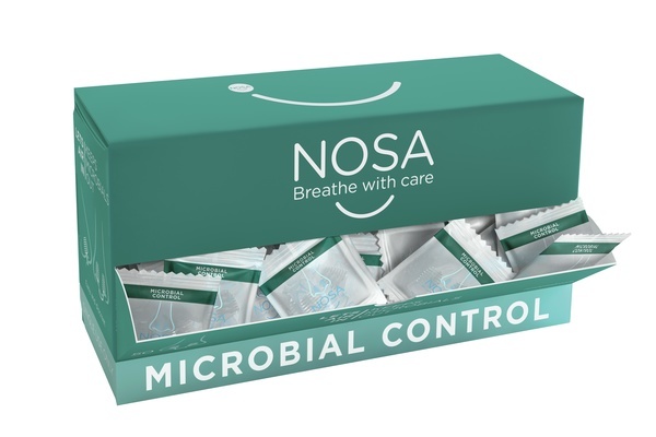 NOSA Microbial Control reducerar virus o bakterier i inandningsluften 50-pack