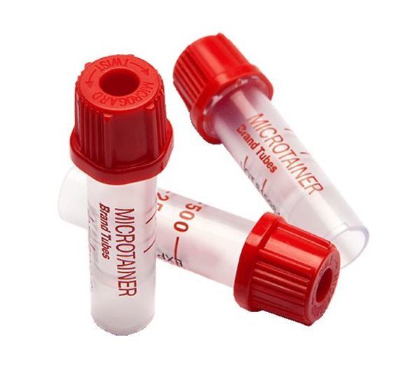 Microtainer kapillärrör koag akt se 0,25-0,5ml röd microgard transp
