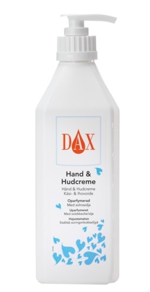 Hand & hudkräm DAX 600ml med pump pH5 oparfymerad