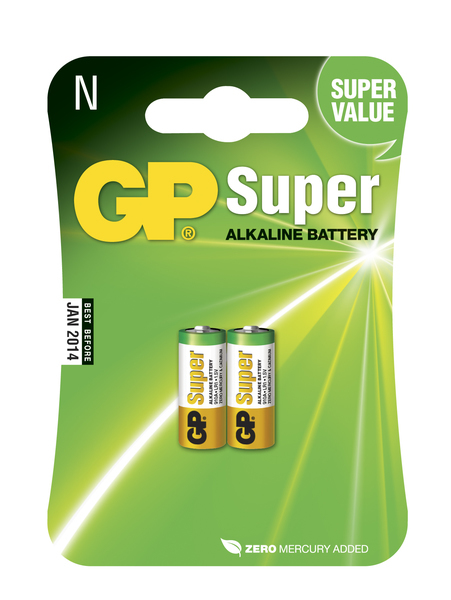 Batteri 1,5V GP Super LR1 2-pack/blister