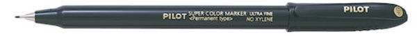 Märkpenna Pilot Super Color Svart Spetsbredd 0,4 Ultra Fine Permanent