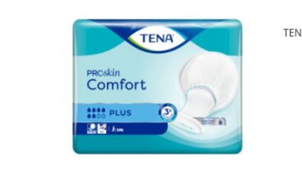 Tena Comfort Plus 63cm Praktisk Abs 550ml Blå