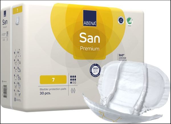 Inko skydd Abri-San Premium 7. 36x63cm, ABS ISO 2150ml, Svanenmärkt