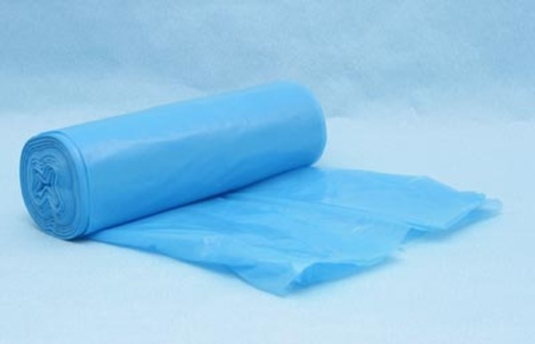 Kuddöverdrag 40x50cm 0,019mm blå polyeten engångs rulle