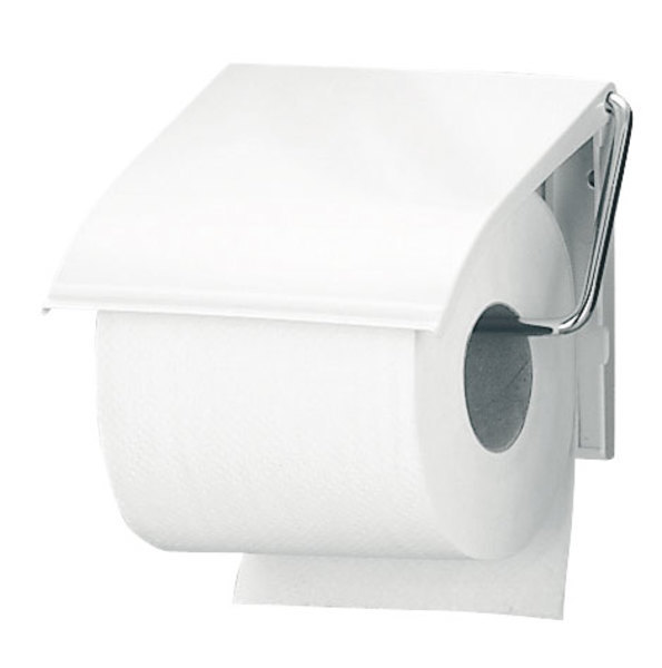 Hållare till toalettpappersrullar vit