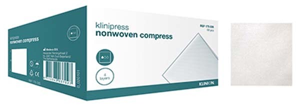 Kompress nonw 4L Klinion 5x5cm steril 5-pack