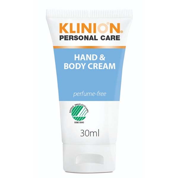 Hand & hudkräm Klinion 30ml pH 4,5 oparfymerad Svanenmärkt