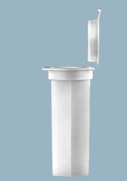 Transportrör/hylsa för objektglas med ventilationshål