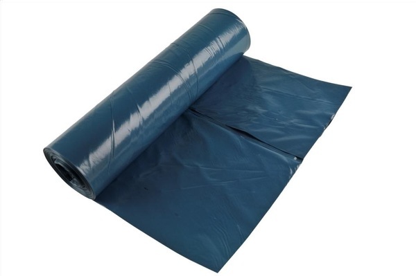 Sopsäck extra stark blå/svart 125l LDPE 75x1150mm 50my 25st/rle