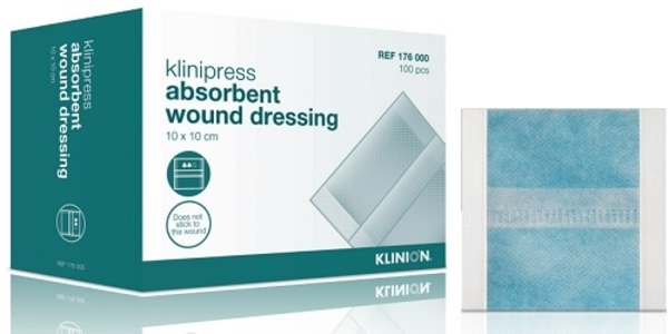 Absorbent dressing Klinion 10x10cm osteril