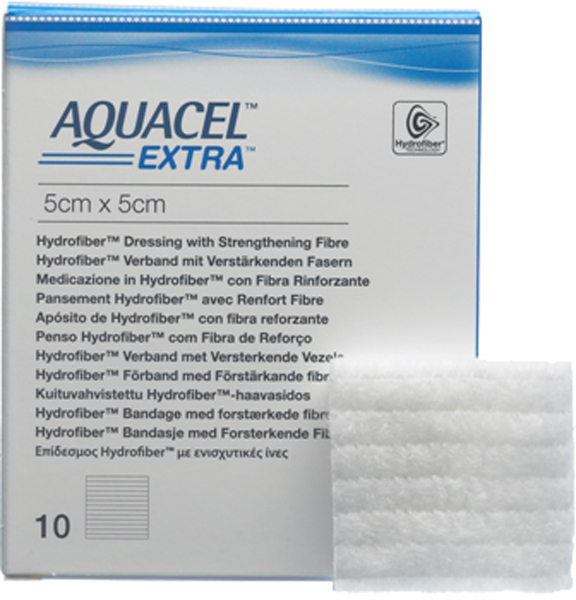 Aquacel Hydrofiber Extra 5x5cm Steril