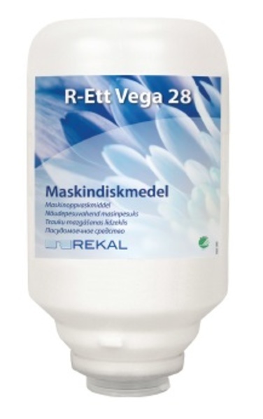 Maskindisk R-Ett Vega 28 Pulver 4kg Svanenmärkt Ph 11