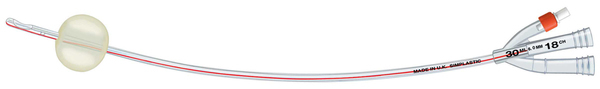 Hematurikat Teleflex 3-vägs ch20 42cm Couvelaire,, ballong 30ml,, PVC