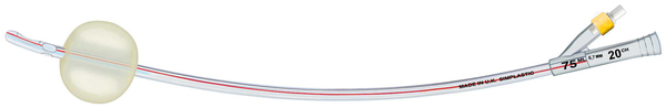 Hematurikat Teleflex 2-vägs ch20 42cm Couvelaire, ballong 75ml, PVC