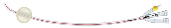 Hematurikateter SoftSimplastic CH20 42cm Dufour 30ml latexballong PVC