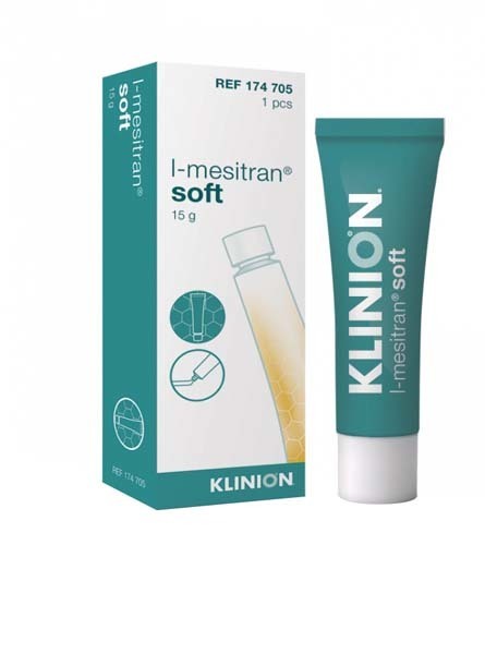 Klinion L-Mesitran soft sårgel 15g steril 40% honung