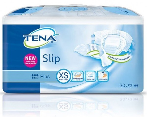 Inko skydd Tena Slip Plus XS. Höft 40-60cm, ABS ISO 1390ml