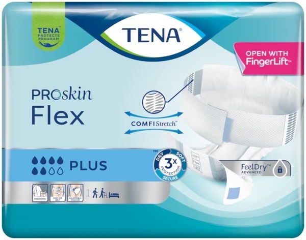 Inko skydd Tena Flex Plus M. Höft 70-105cm, ABS ISO 1811ml