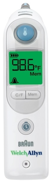 Termometer braun termoscan pro 6000 med liten basenhet