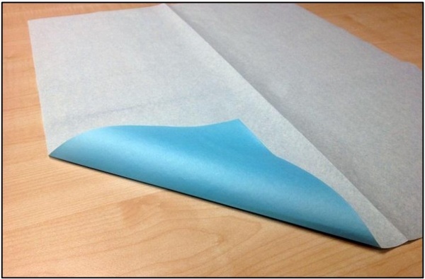 Dentalservett 1-lag Cellcomb 40x50cm engångs ark tissue spärrskikt blå