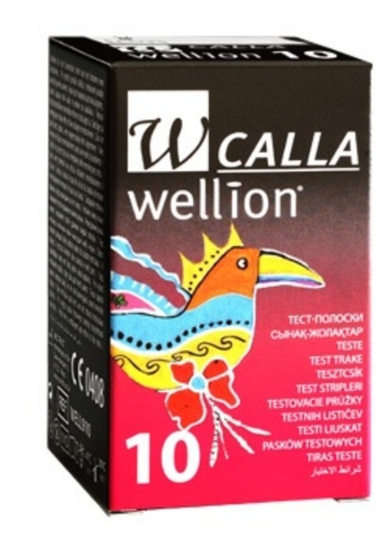 Teststickor Wellion calla 10st för samtliga calla blodsockermätare